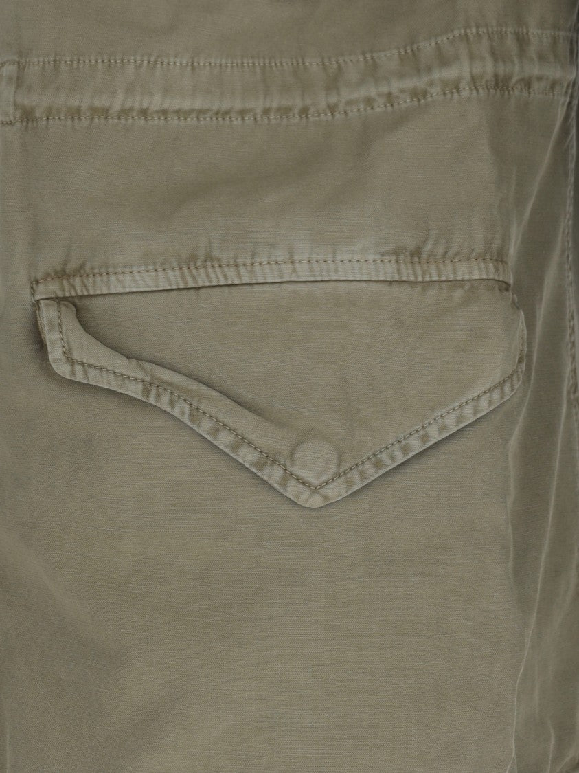 Polo Ralph Lauren Military-Style Twill Coat With Four Flap Pockets