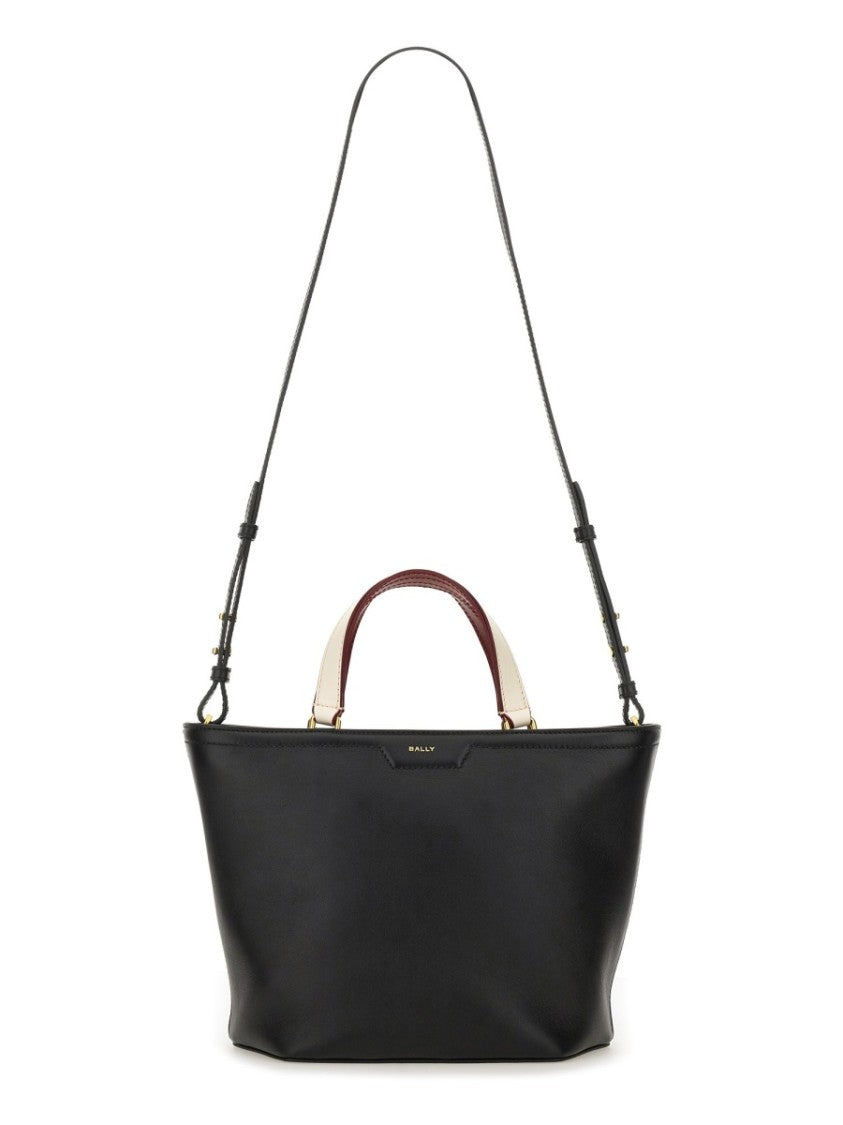 Bally Structured Calfskin Shoulder Bag