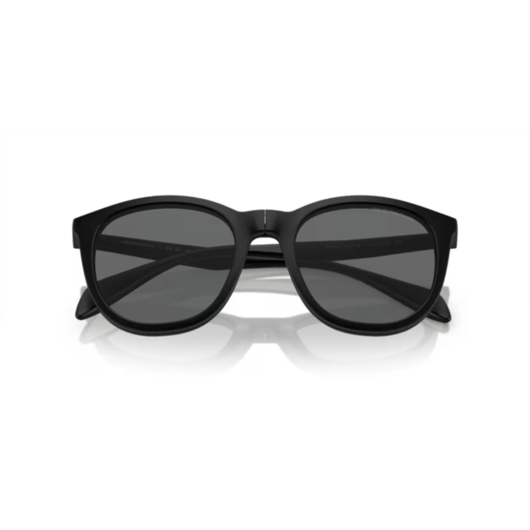 Emporio Armani 0Ea4211 Classic Black Rounded Rectangular Eyeglasses And Sunglasses