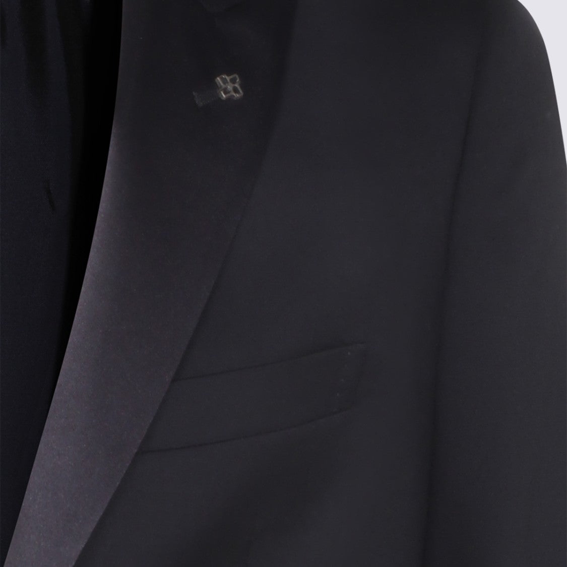 Tagliatore Tailored Black Tuxedo Jacket And Trousers Set