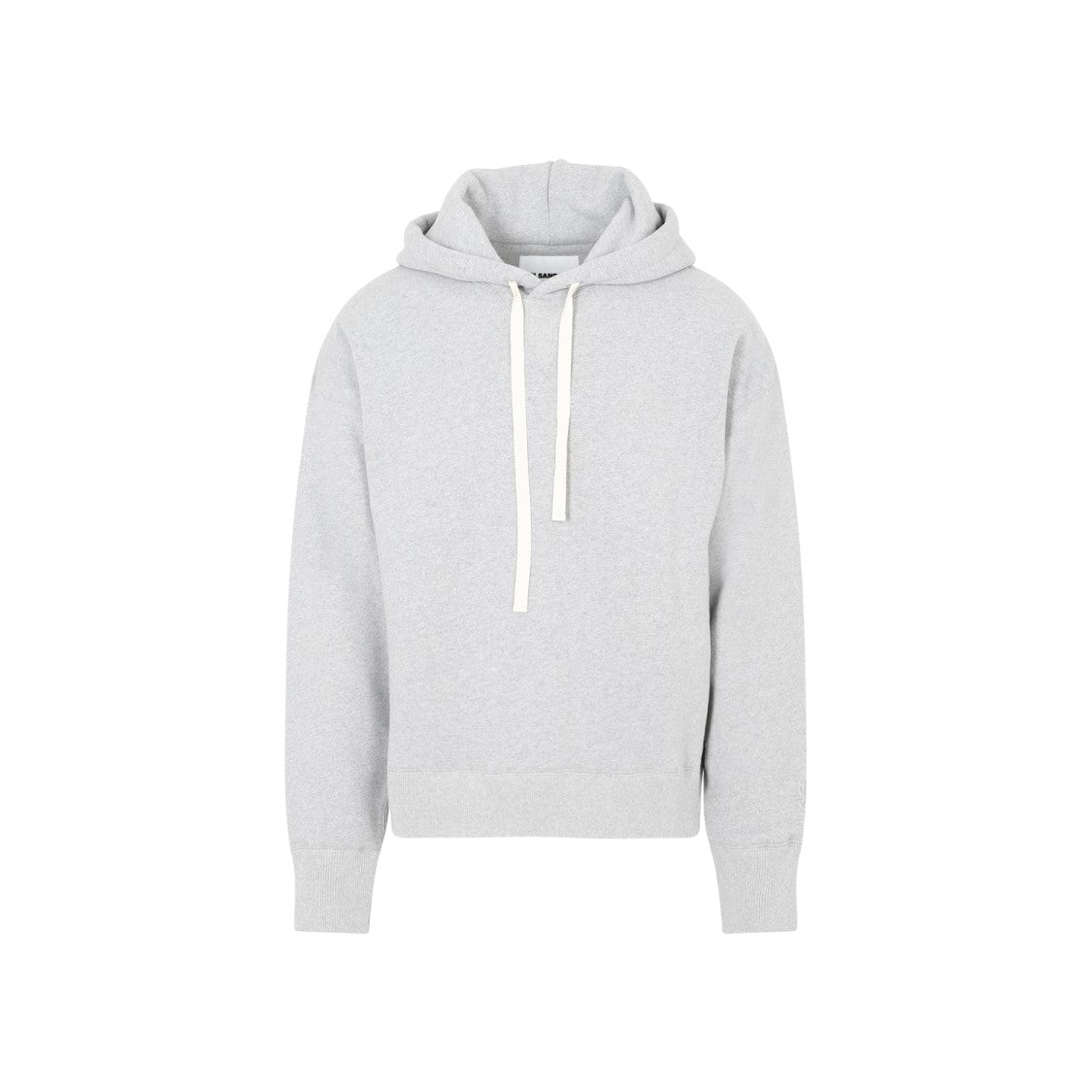 Jil Sander Grey Cotton Hoodie