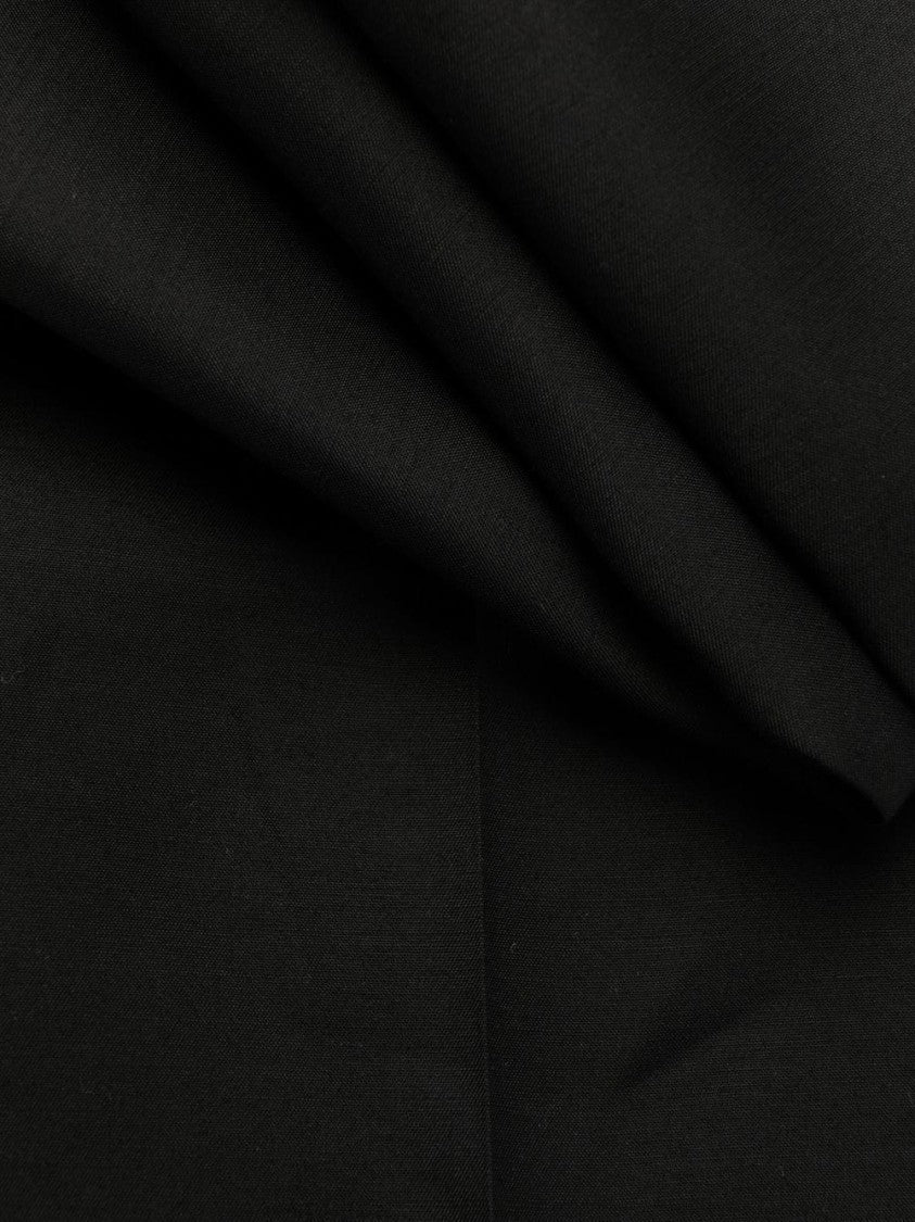 Dsquared2 Tailored Black Trousers With Classic Waistband And Subtle Pleats