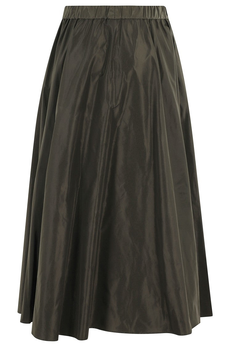 Aspesi Expanded Midi Skirt With Elastic Waistband