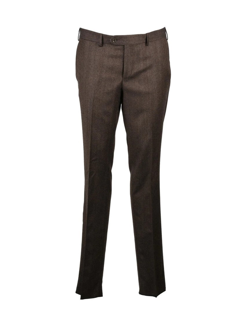 L.B.M. 1911 Brown Unlined Tailored Wool-Blend Suit
