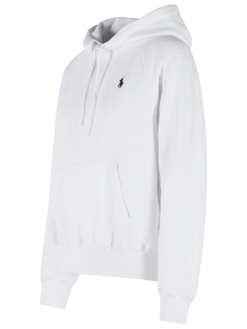 Polo Ralph Lauren White Cotton Blend Sweatshirt