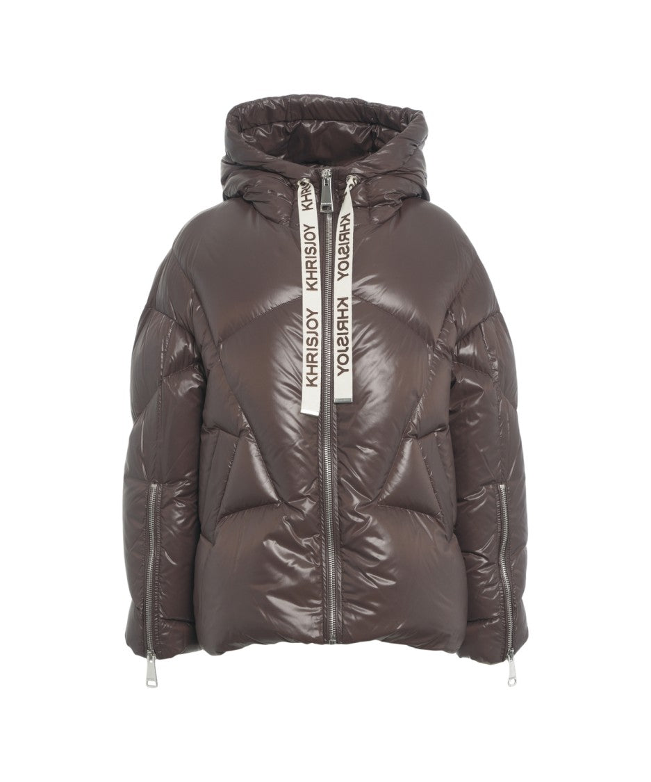 Khrisjoy Glossy Quilted Down Jacket