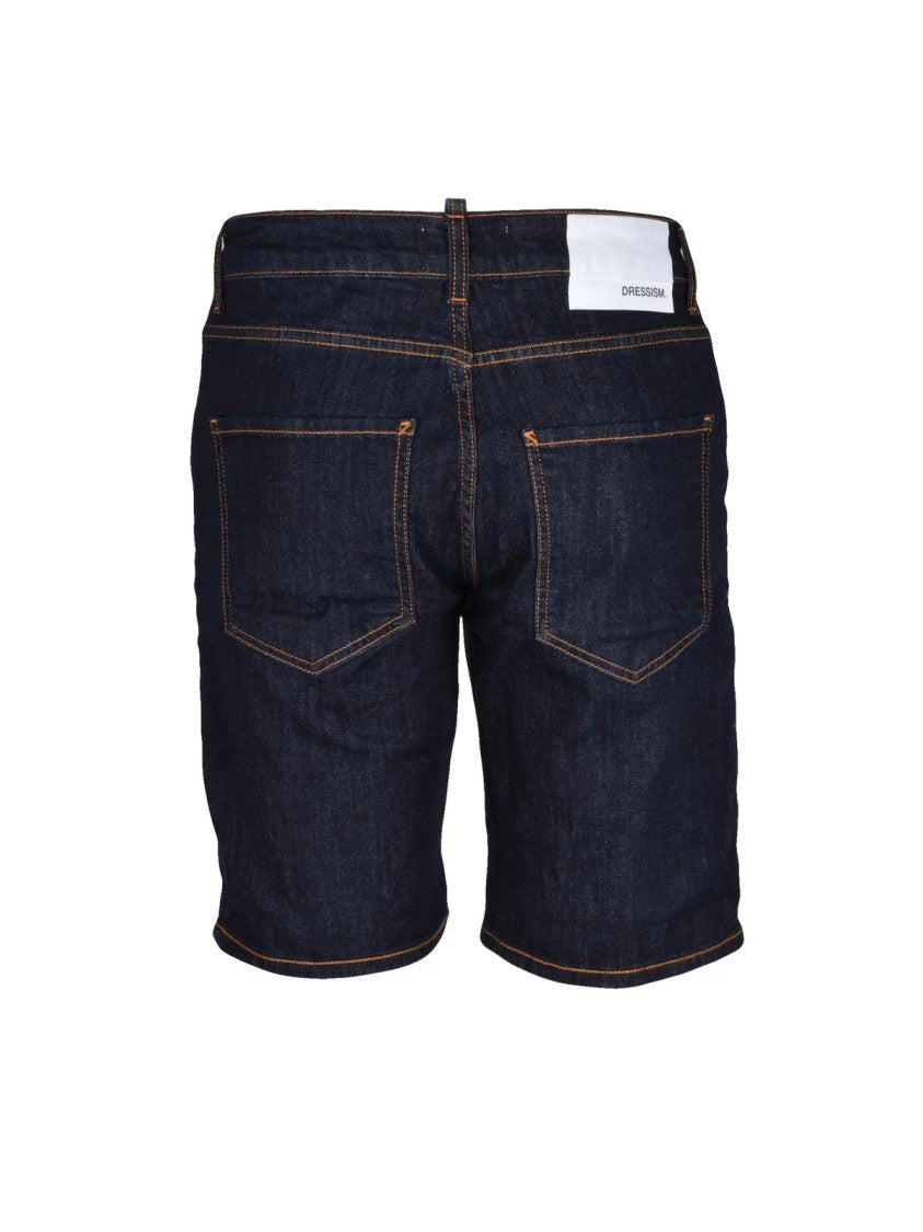Dressism. Multicolor Cotton Striped Shorts