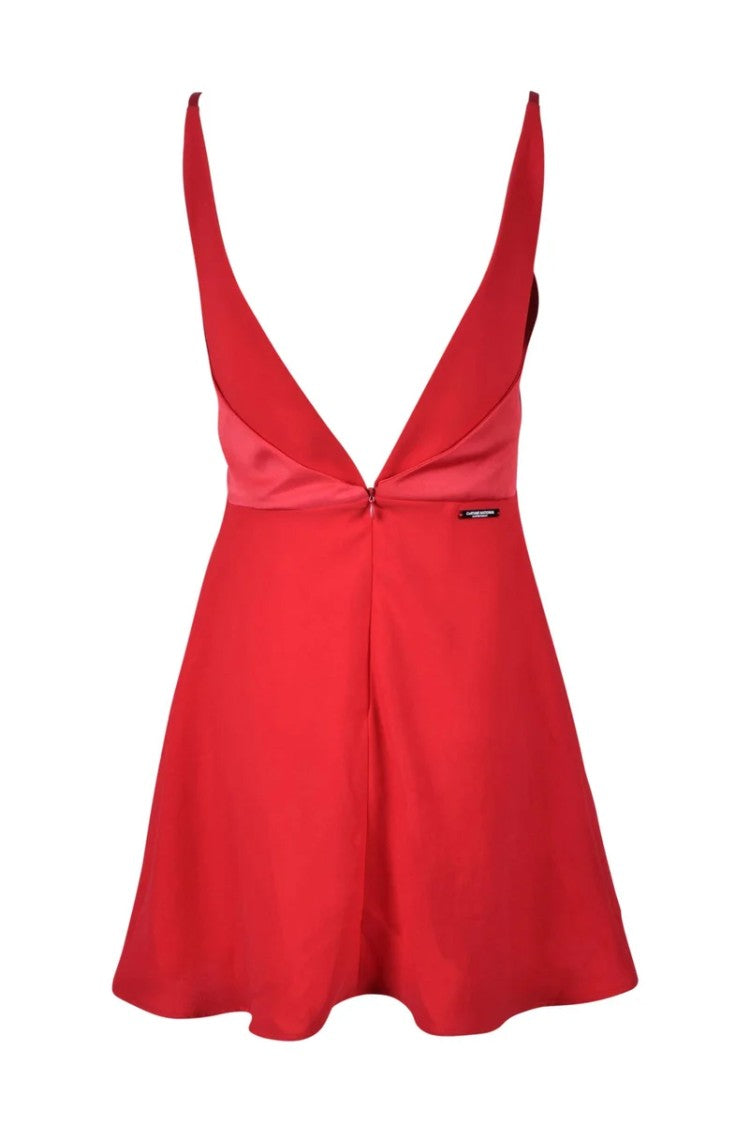 Costume National C. Red Polyester Dress