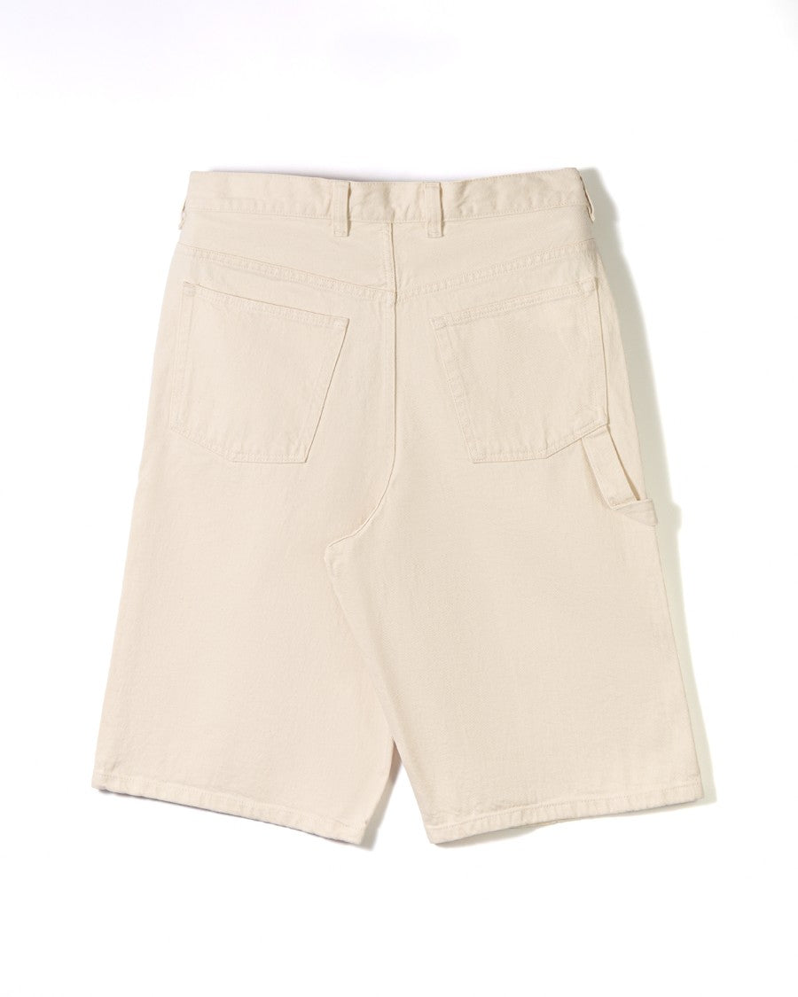 A.P.C. Beige Five-Pocket Shorts With Hammer Loop