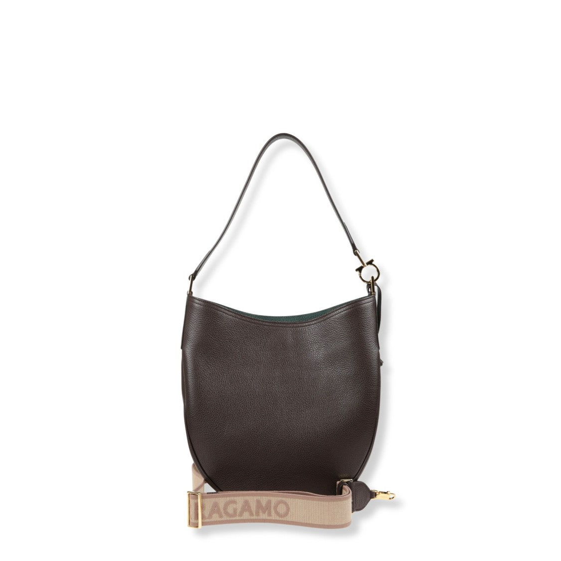 Ferragamo Hobo-Style Shoulder Bag With Soft Silhouette