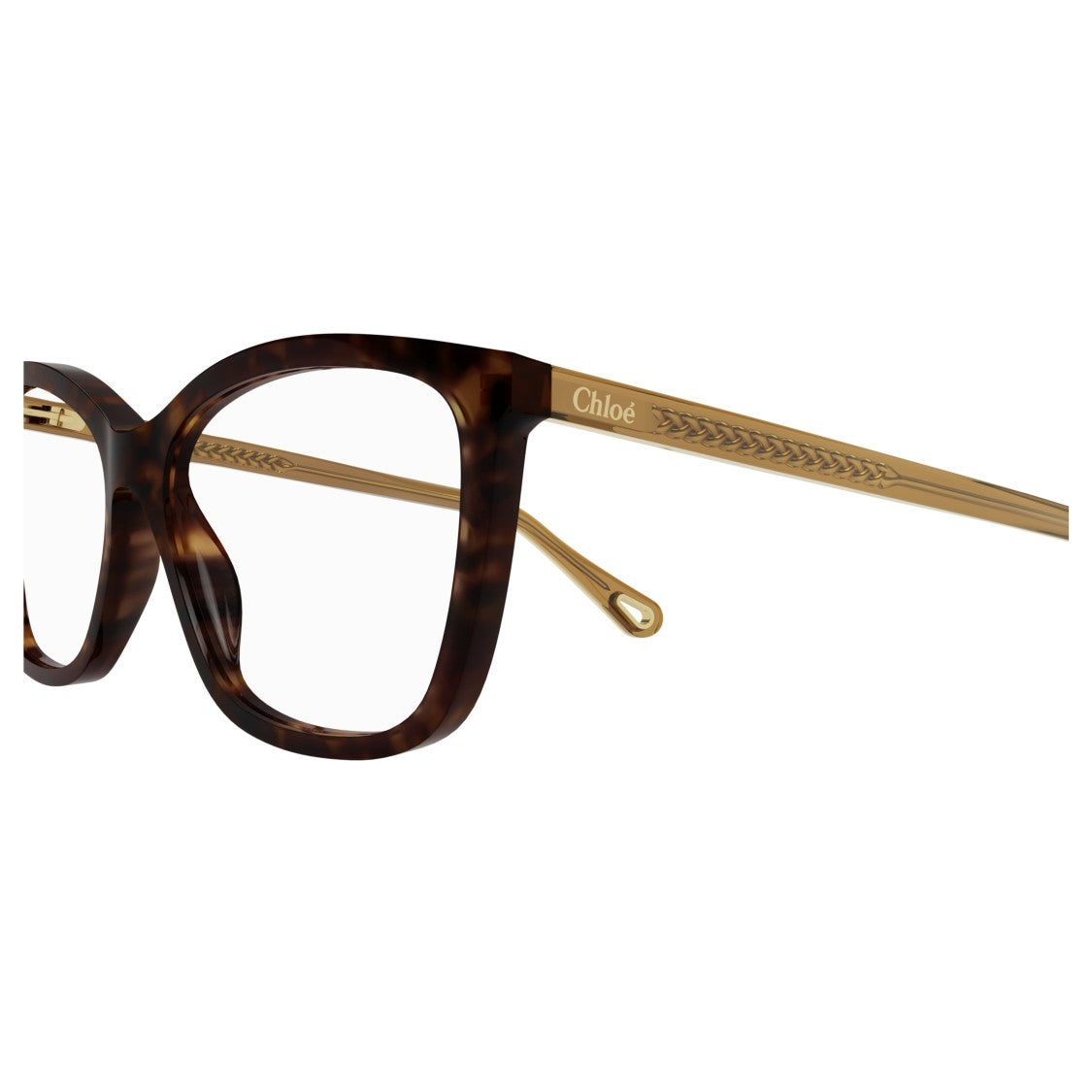 Chloé Ch0118o Square Frame Tortoiseshell Sunglasses