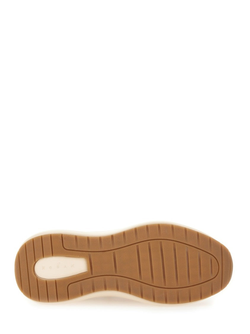 Hogan Leather Sneakers With Textured Upper And Modern Sole