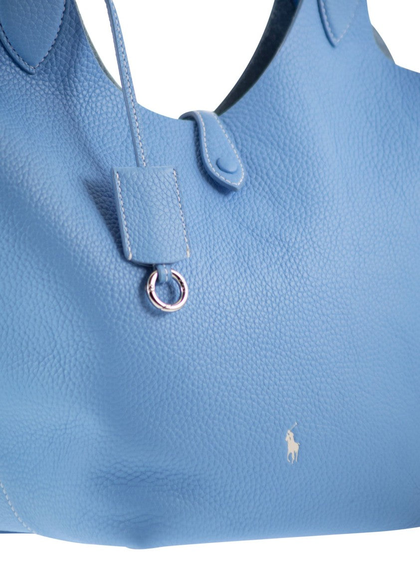 Polo Ralph Lauren Polo Play Leather Tote Bag