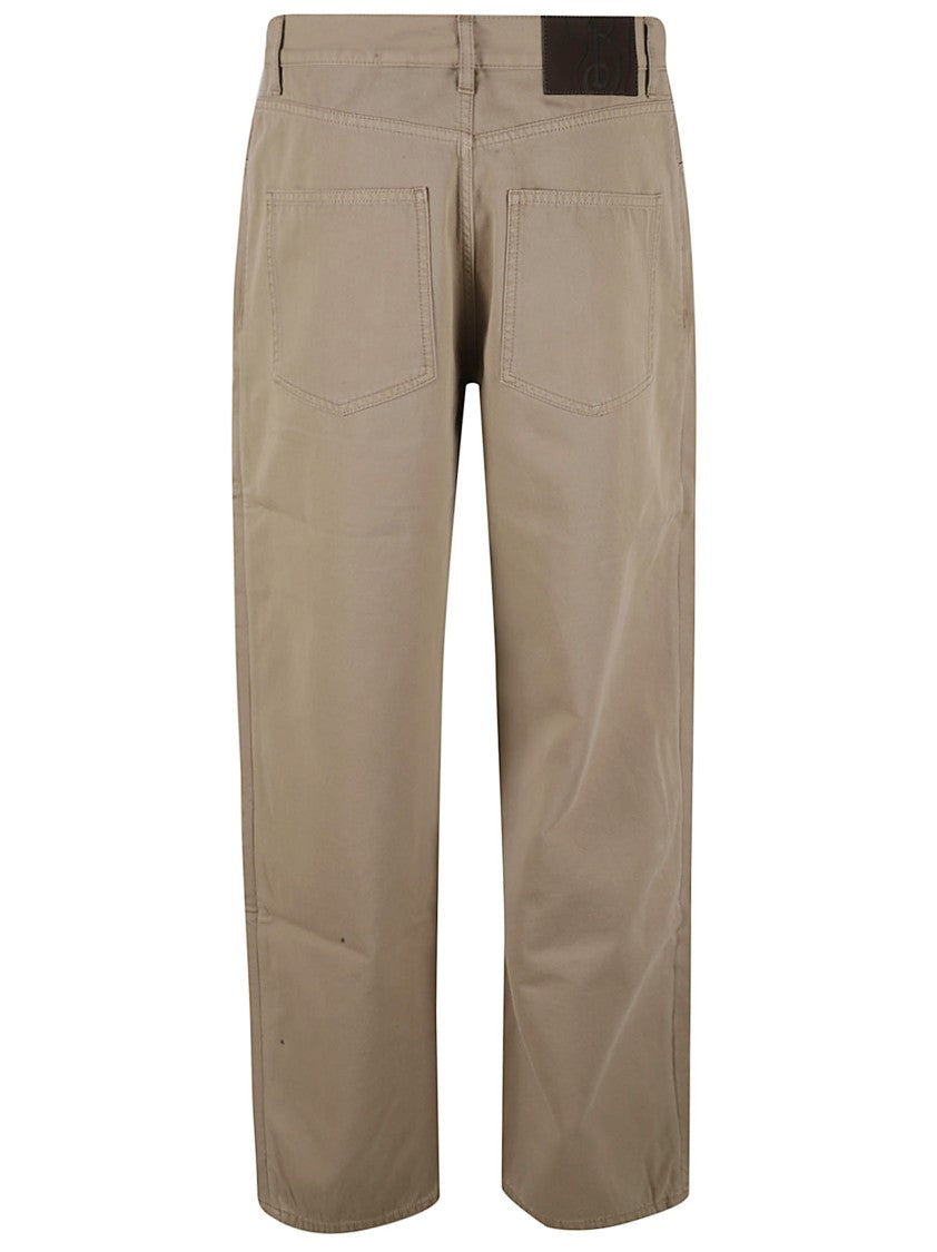 Burberry Classic Straight-Leg Cotton Trousers
