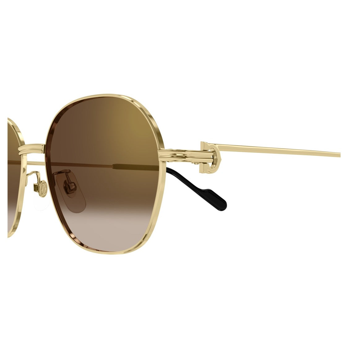 Cartier Ct0569sa Thin Metal Frame Sunglasses