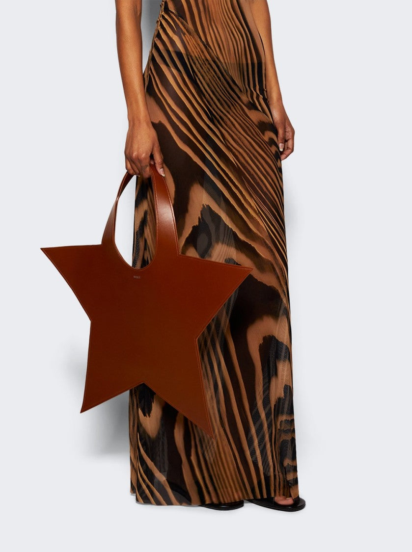 Coperni Star Tote Bag - Brown