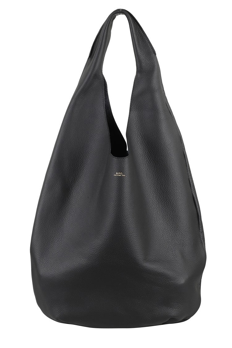 A.P.C. Pebbled Leather Slouchy Bag