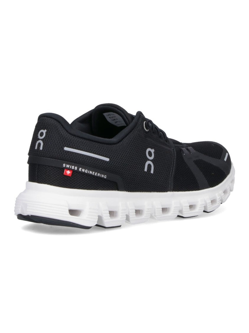 On Cloud 6 Sneakers With Rounded Toe And Textured Rubber Sole