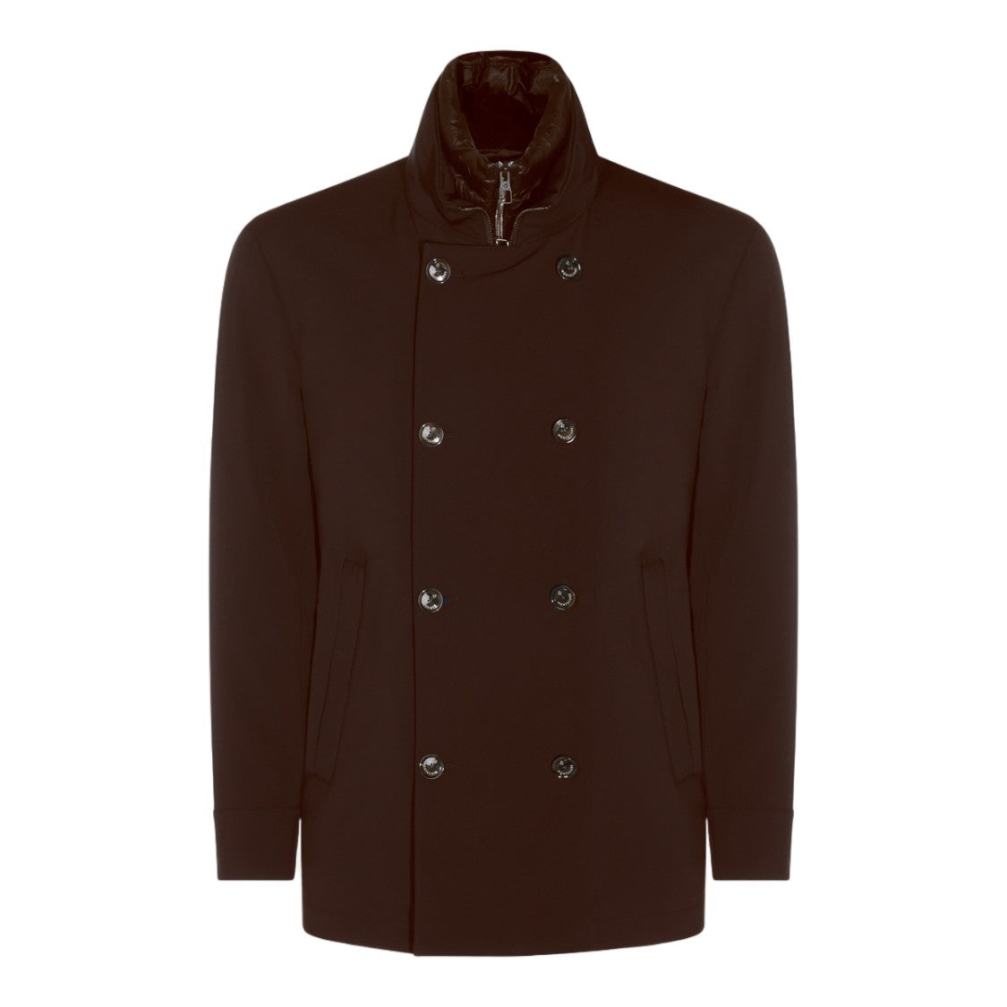 Montecore Montecore High Collar Double-Breasted Coat