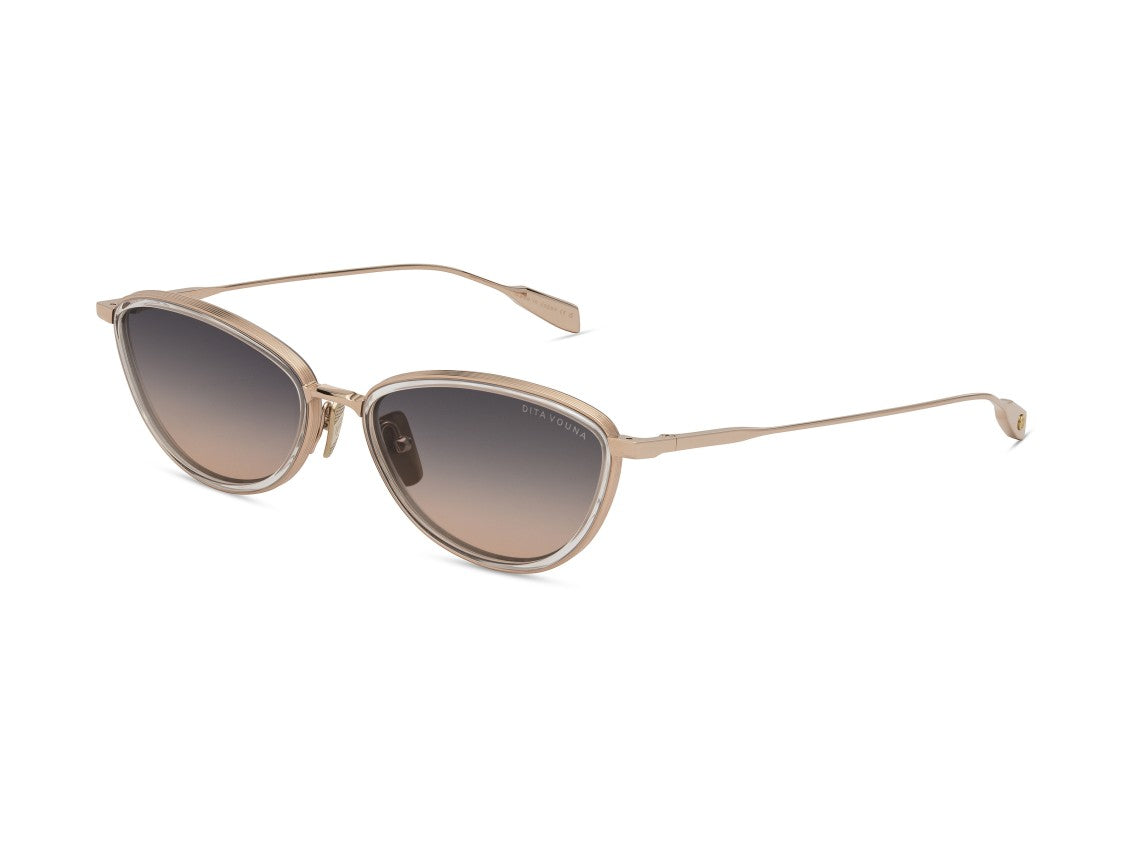 Dita Vouna Titanium Cat-Eye Sunglasses