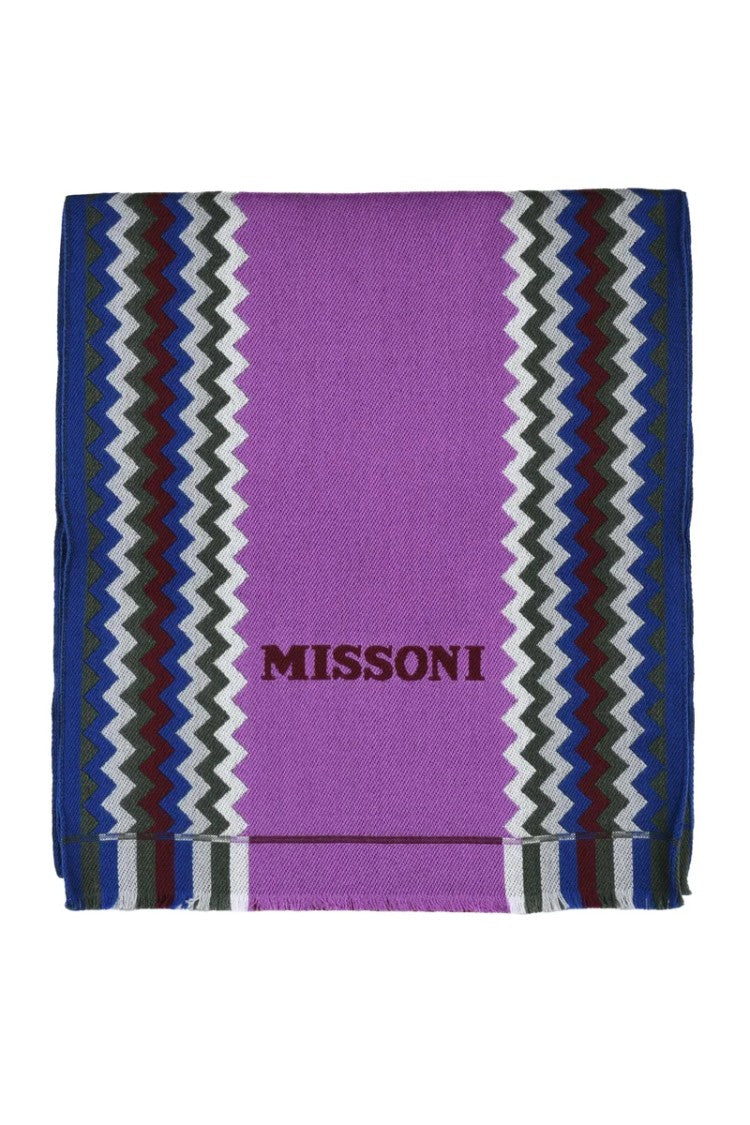 Missoni Fuchsia Wool Scarf