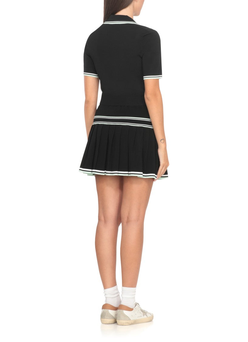 Casablanca Tailored V-Neck Polo Shirt