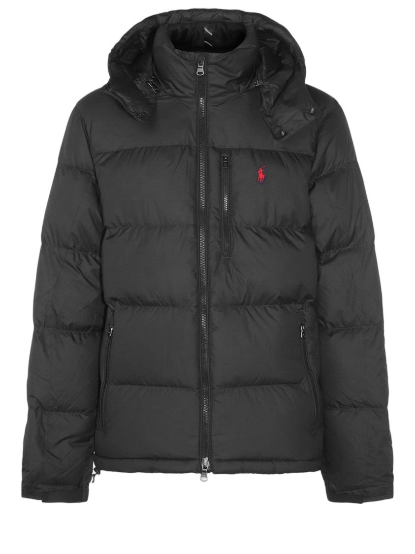 Polo Ralph Lauren Padded Nylon Down Jacket With Hood And Signature Logo