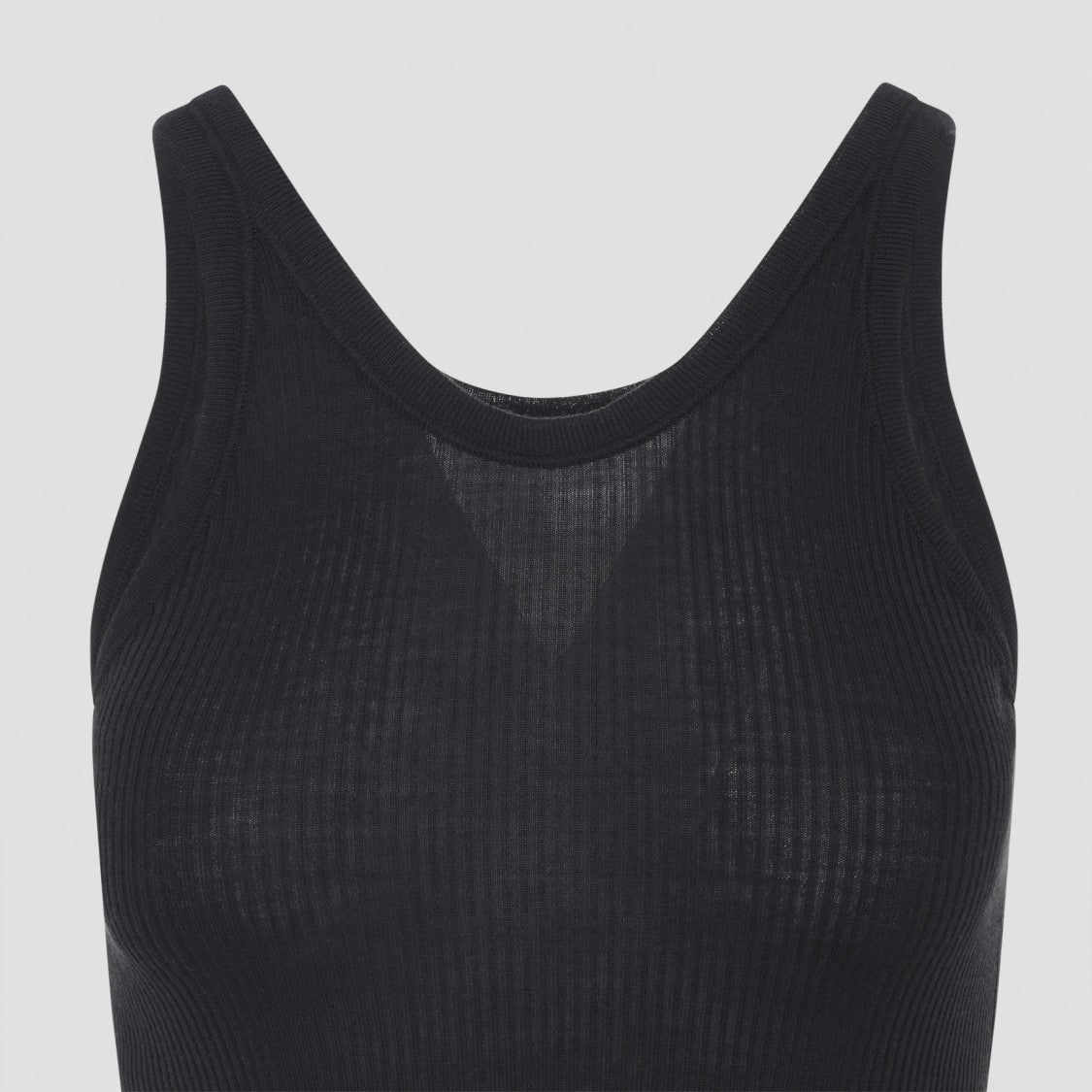 Lemaire Fitted Ribbed Wool Tank Top