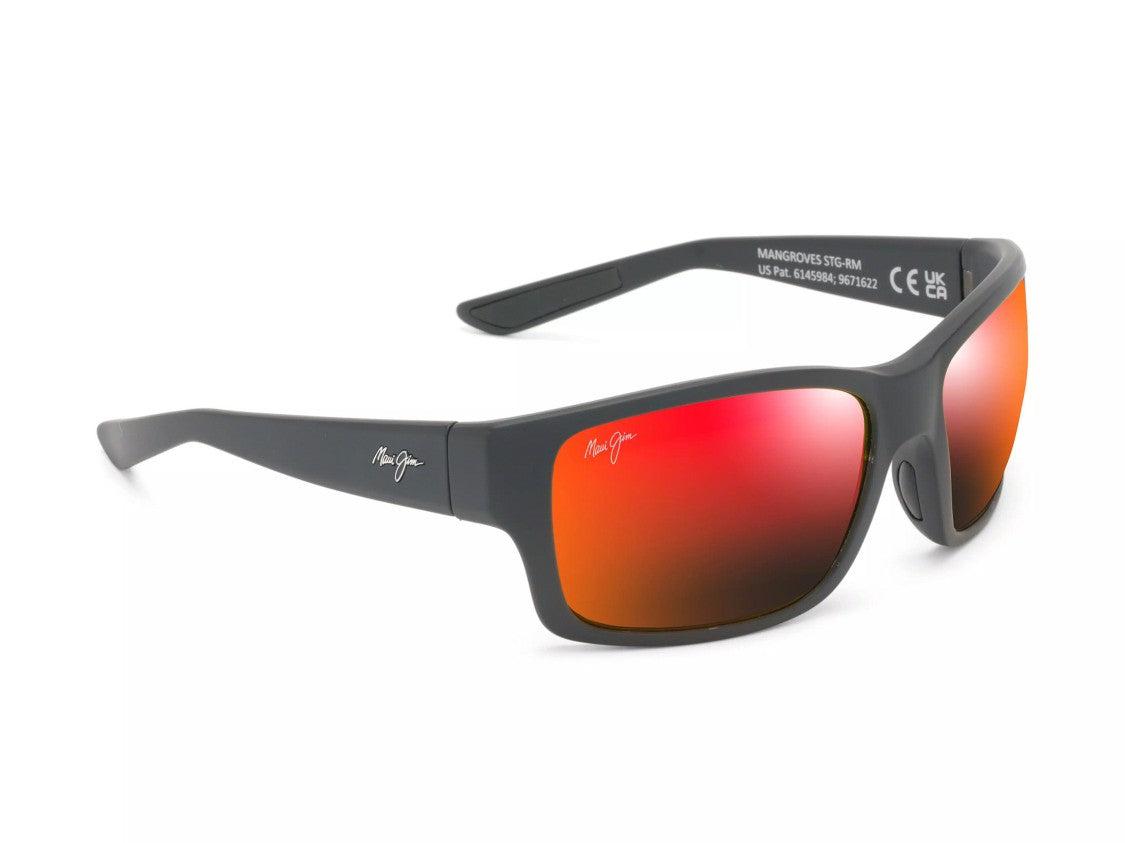 Maui Jim Black Mj0604s Matte Square Sunglasses