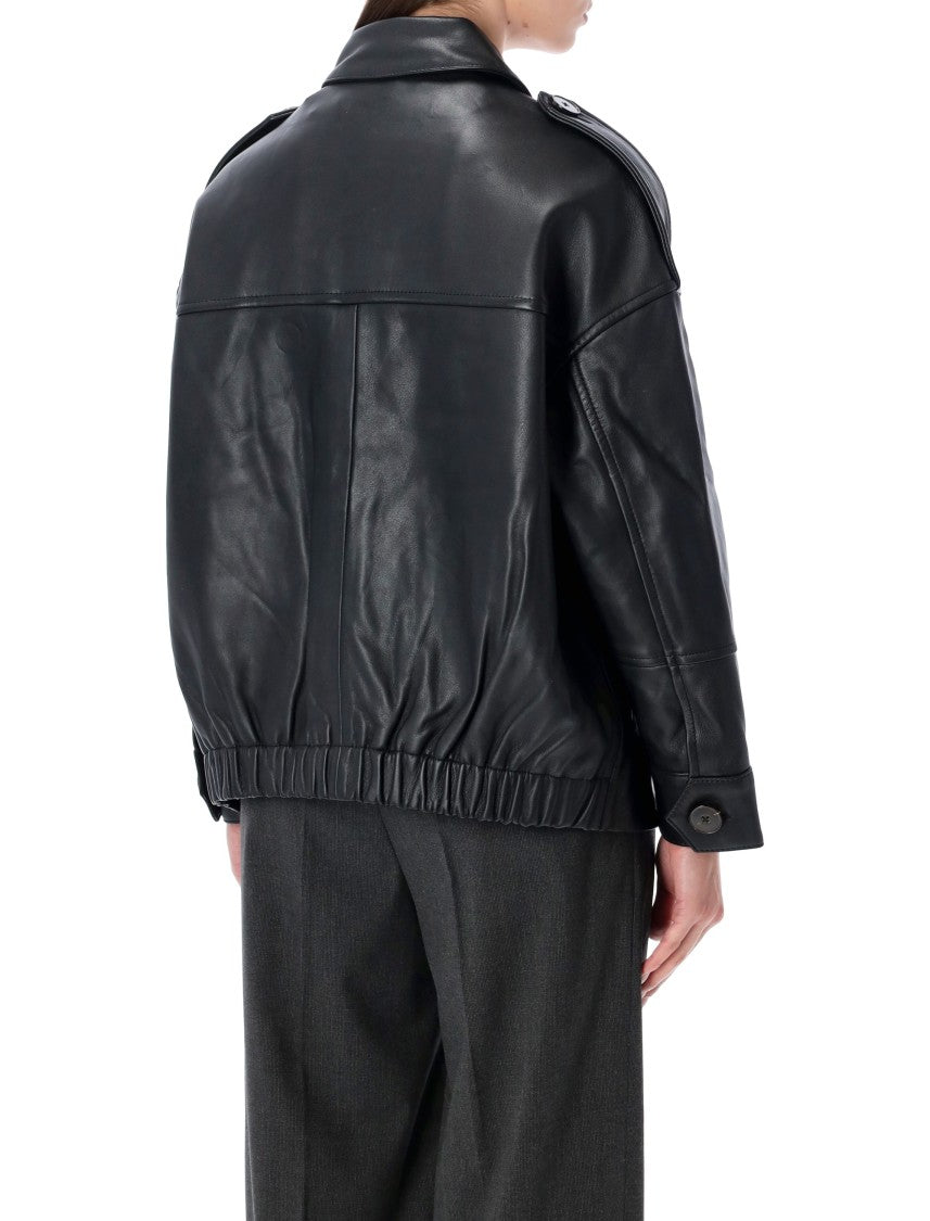 Sessun Harriboyd Bomber Leather