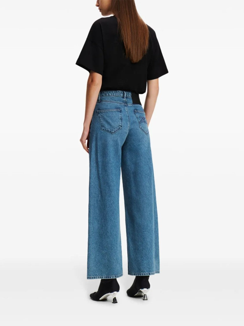 Karl Lagerfeld Tailored Jeans With Straight Leg Cut