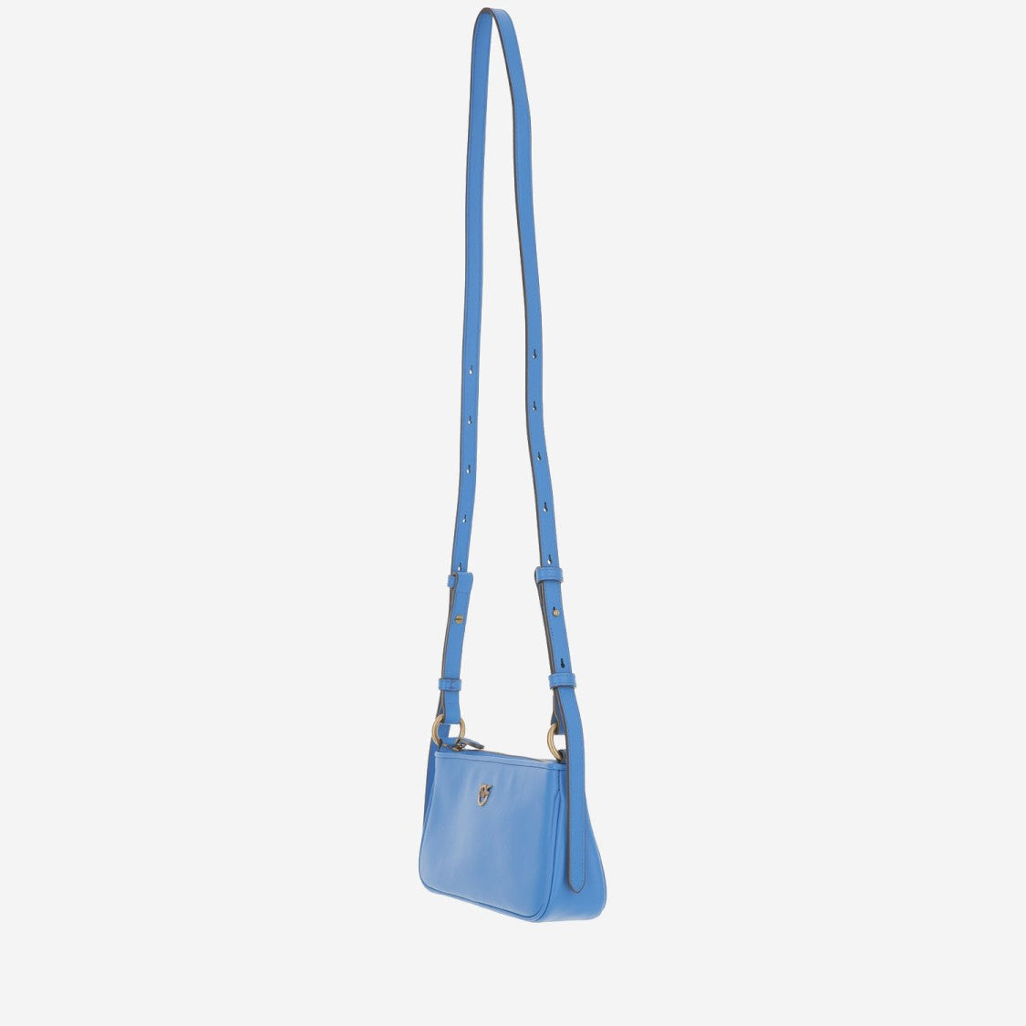 Pinko Mini Half Moon Baguette Leather Bag