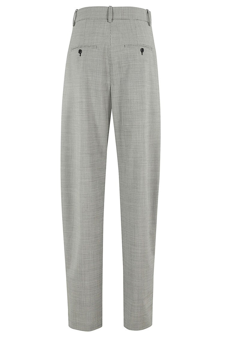 Isabel Marant Sopiavea High-Waisted Wide-Leg Pants With Pleat Detailing