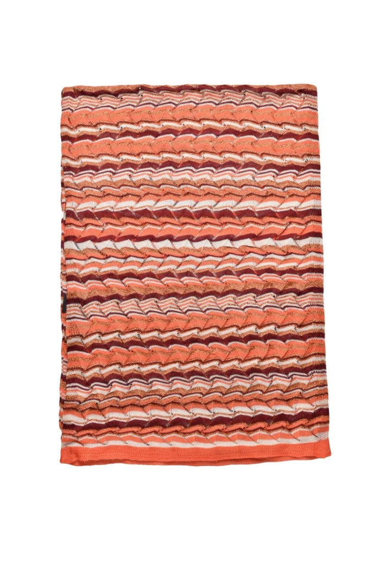 Missoni Cotton Viscose Polyamide Scarf - Orange