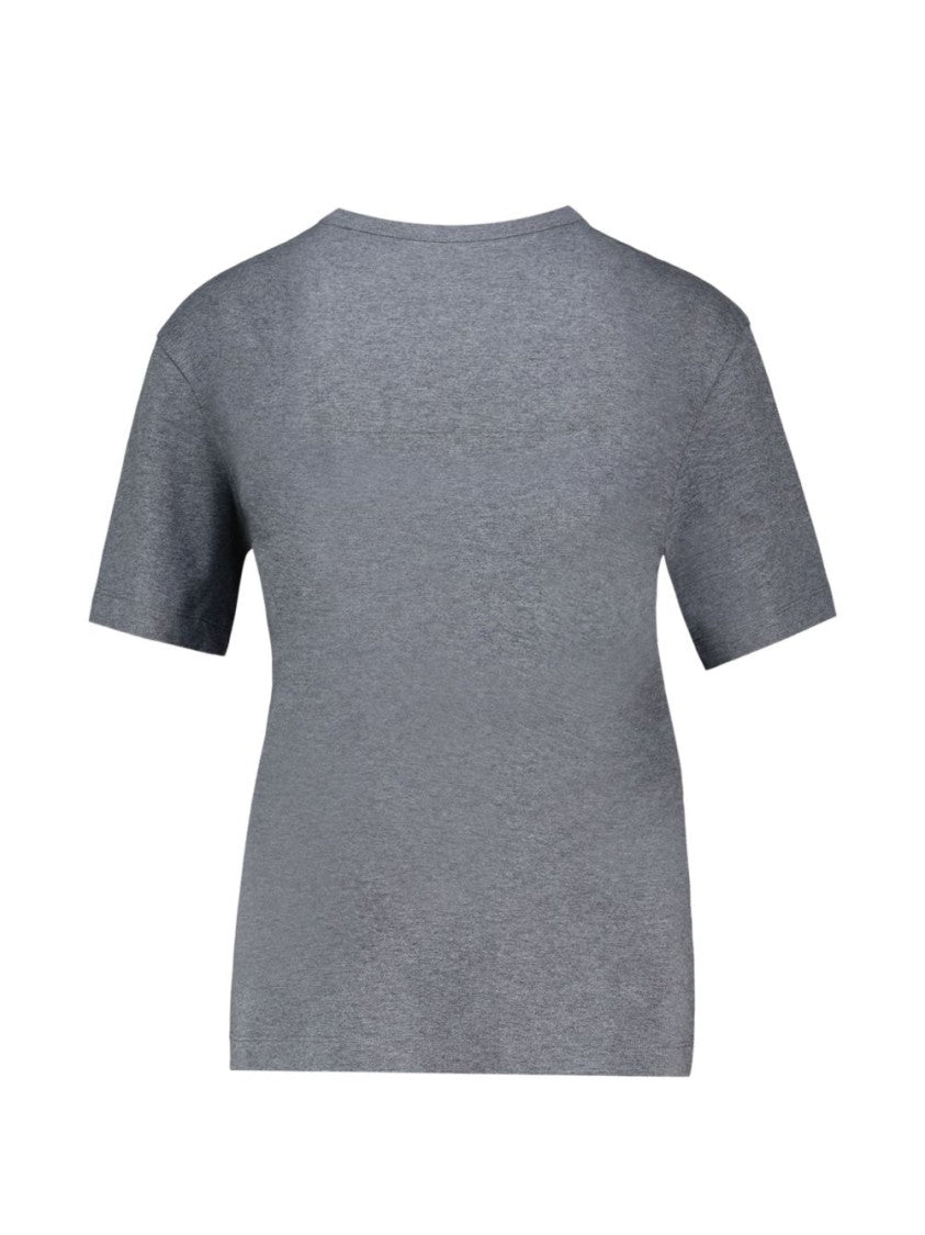 Lanvin Relaxed-Fit Crew Neck T-Shirt With Contrasting Logo Detail