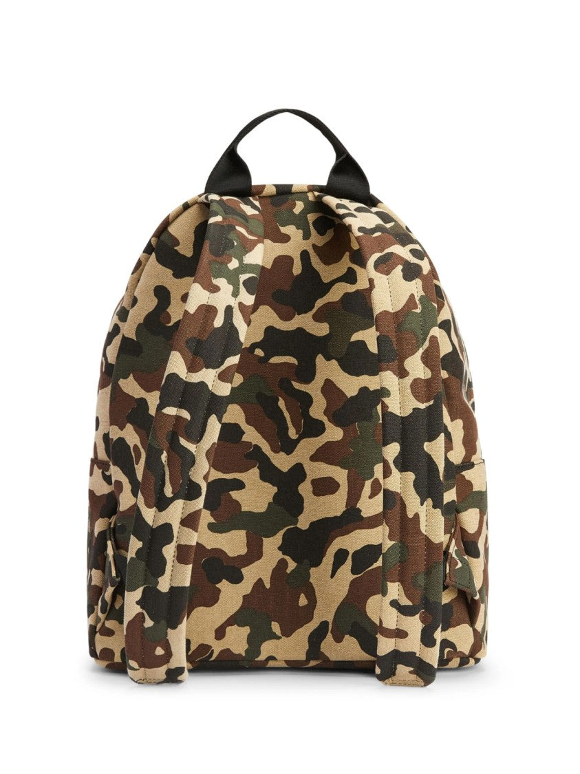 Giuseppe Zanotti Bud Camouflage Logo Backpack