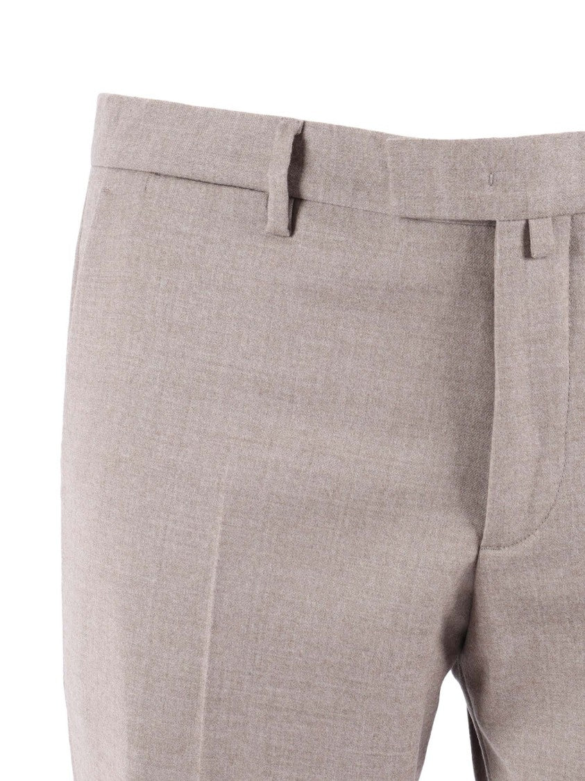Briglia Tailored Slim Fit Trousers With Tapered Leg