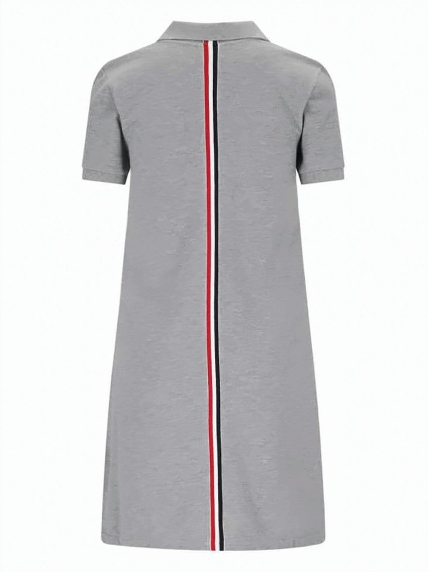 Thom Browne Polo Collar Midi Dress