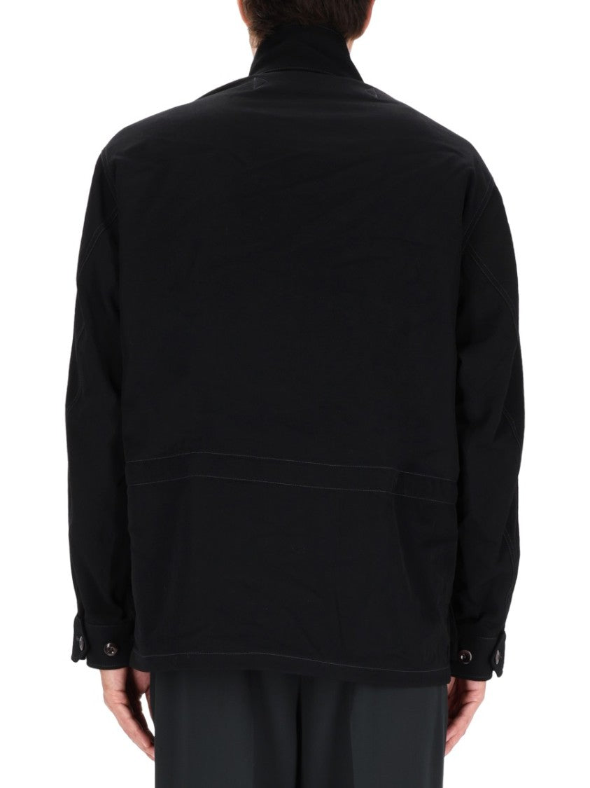 Lemaire Black Boxy Cotton Jacket