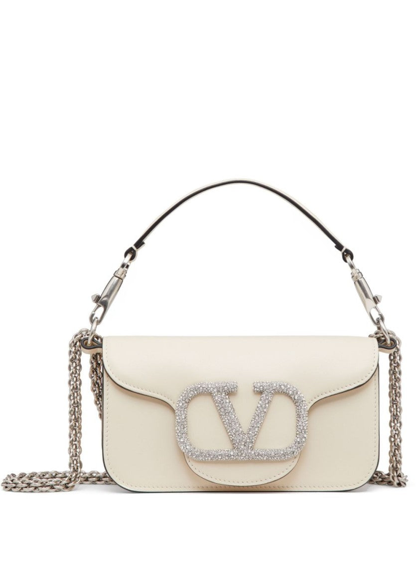 Valentino Garavani Structured Rectangular Bag With Large Logo Emblem