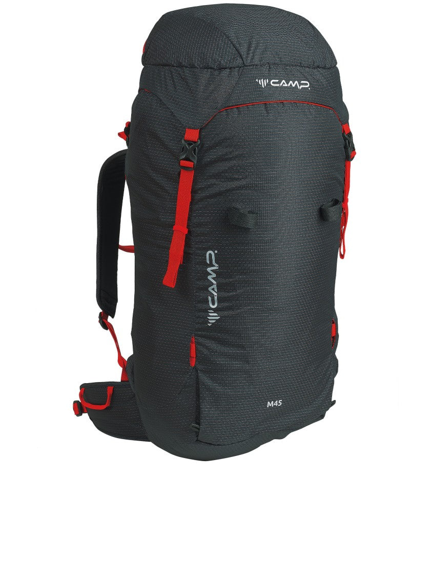 Camp M45 Structured Red Accent Outdoor Backpack