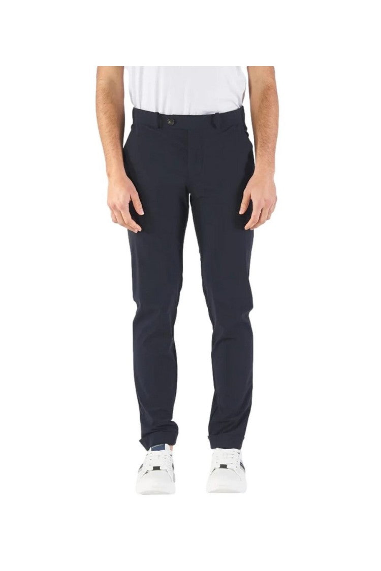 Rrd Black Tailored Polyamide-Elastan Classic Trousers
