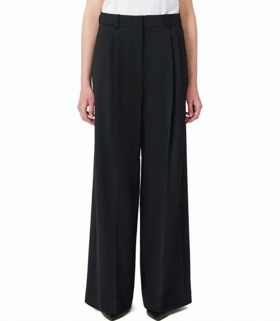 Max Mara Wide-Leg Tailored Suit Pants With High Waist