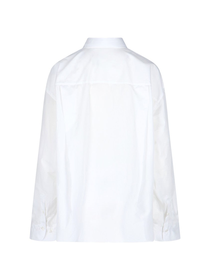 Finamore Oriana Oversized Shirt – White