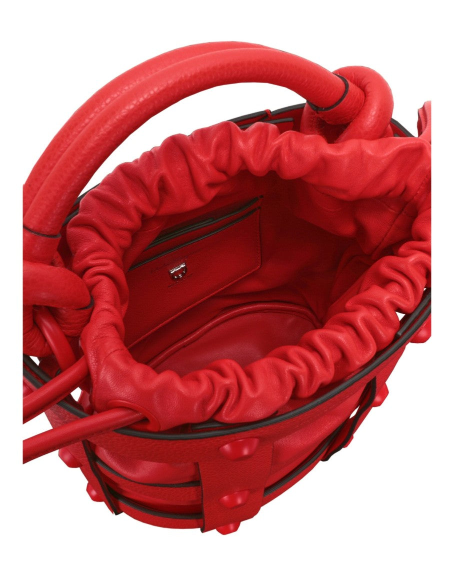 Ferragamo Stud Cage Bucket Bag