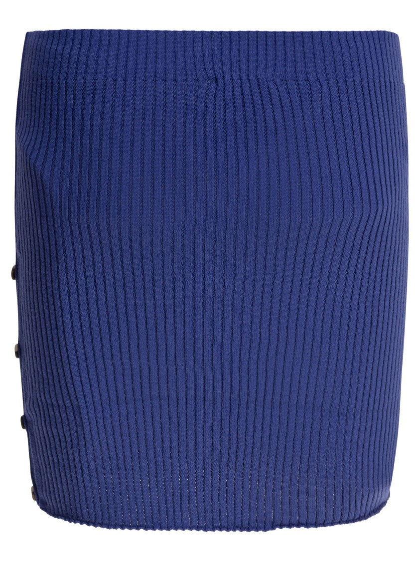 Courrèges Ribbed Knit Skirt