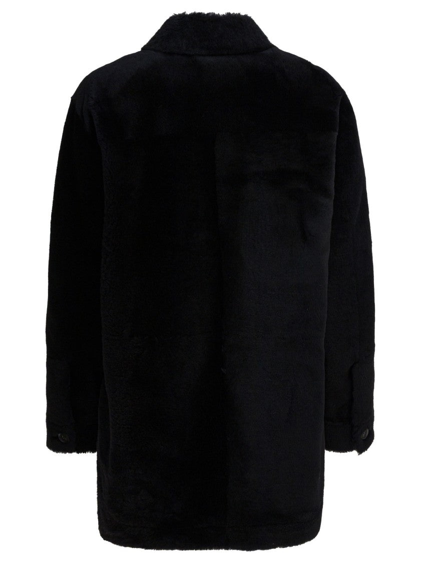 Semper Long Reversible Leather Coat