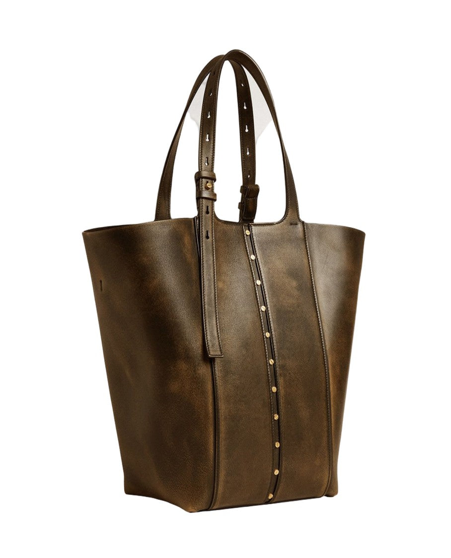 Golden Goose Vintage Shopping Bag Metal Details