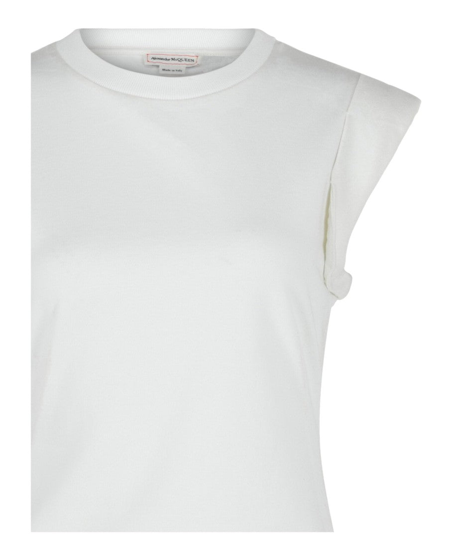 Alexander Mcqueen Crewneck Cotton T-Shirt