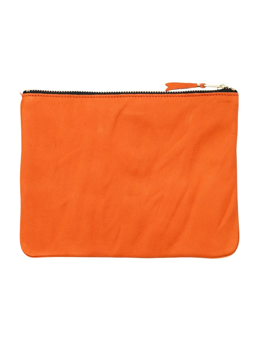 Comme Des Garçons Textured Leather Pouch